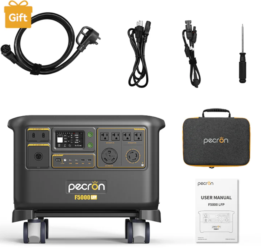 PECRON F5000LFP Portable Power Station 7200W 5120Wh