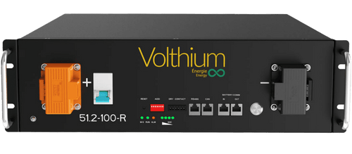 Volthium Rack Mounted 5.12kW LFP Battery - 51.2 x 100Ah | UL9540, UL9540A & UL1973 Certified
