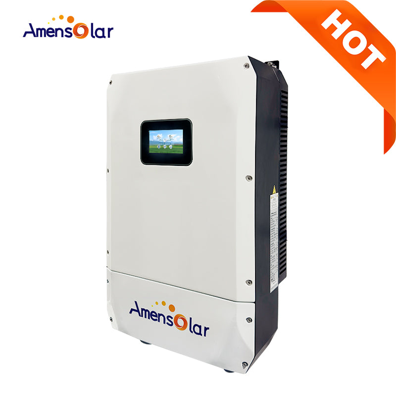 Amensolar 5kW 48V Battery 120/240VAC Hybrid Inverter