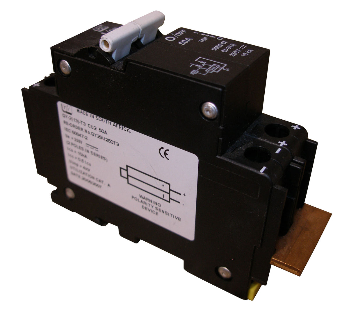Midnite Solar MNEPV DIN Rail Mount Breakers 2-pole 300V for Various Amps