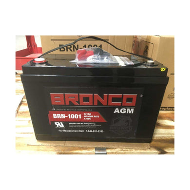 Bronco AGM 121Ah 12V G31 Deep Cycle Battery