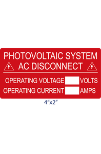 SSL-11-209 PV AC Disconnect Info