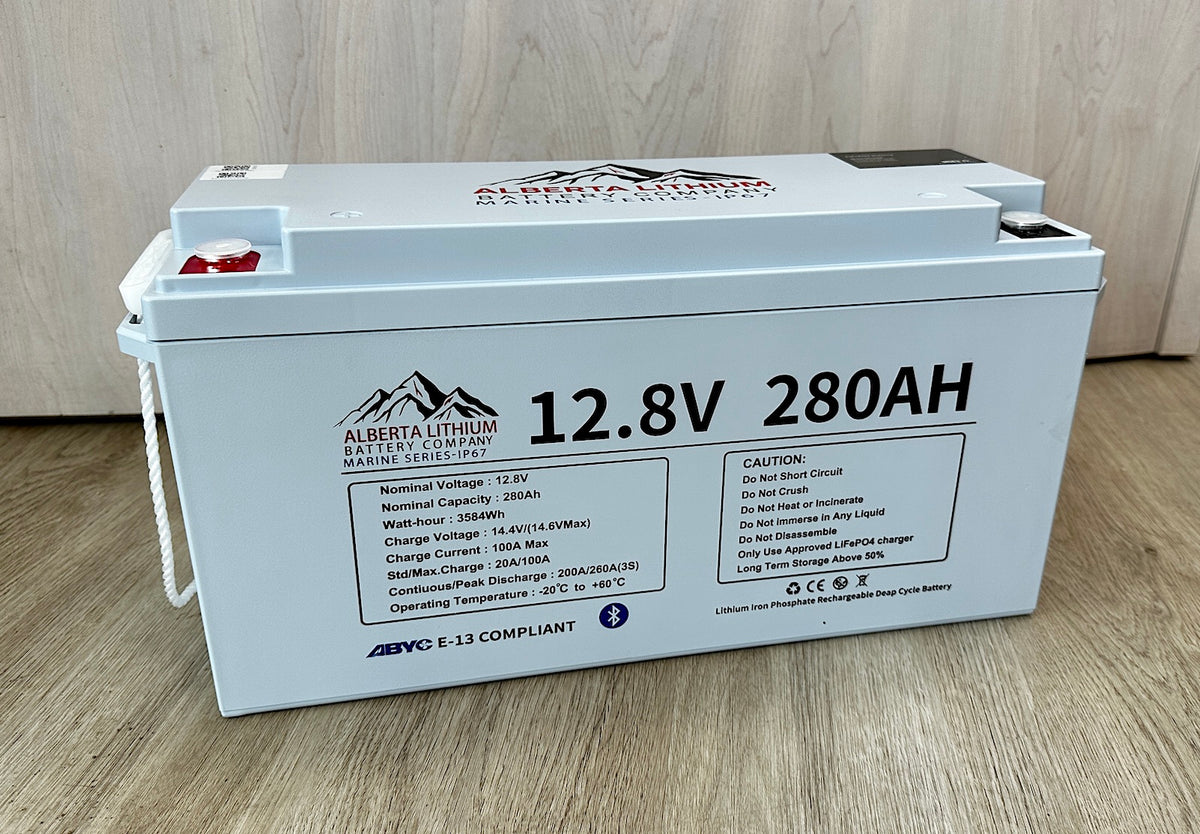 12.8V 280AH LiFePO4 RV battery heated – Solar Super Store