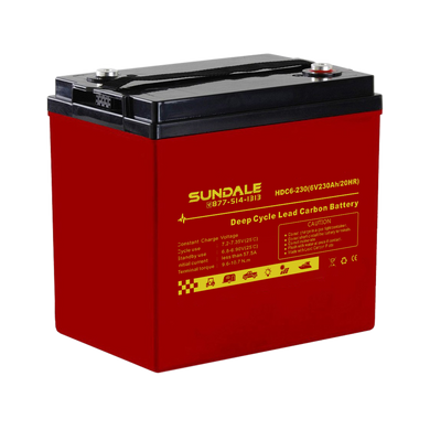 SD-HDC6-230 230AH 6 Volt Group GC2 Lead Carbon Battery