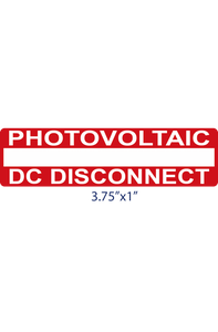 SSL-11-294  DC Disconnect  Safety Label